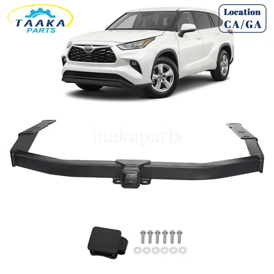 For 2015 2016-2021 Toyota Highlander Class 3 Rear Bumper Tow Trailer Hitch Foto 1 de 4