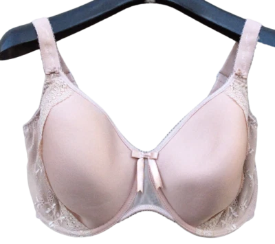 36GG Elomi Hermione 钢圈无带模压文胸 EL8120 裸色棕褐色米色 FreeSHIP — 第 1/3 张图片