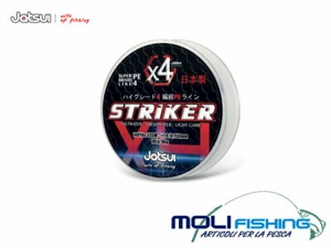 MULTIFIBRA TRECCIATO JATSUI STRIKER X4 GRAY 4 CAPI - 150 M PESCA SPINNING EGING - Imagen 1 de 1