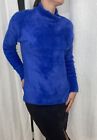 French Connection Fuzzy Sweater Women’s S Cobalt Blue Oversized