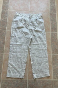 ¡Nuevo sin etiquetas! Pantalón corto de lino Talbots Bristol para mujer talla 10 - Imagen 1 de 9