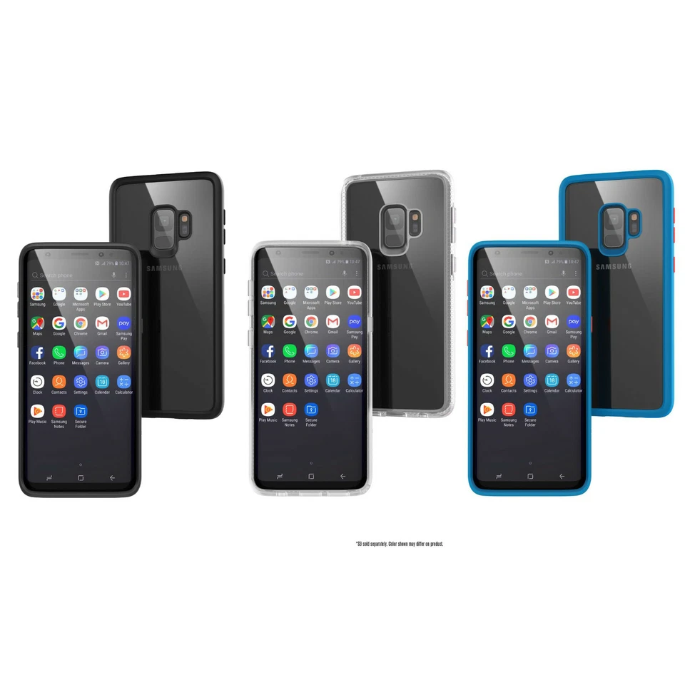 Funda de protección contra impactos Catalyst para Samsung Galaxy S9, 9,9 pies a prueba de caídas Foto 1 de 1