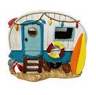 Ganz Retro Camper RV Life Christmas By The Beach Holiday Figurine 6” Surf Read