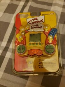 The Simpsons Electronic LCD Game, Tiger Premiere Games, x5 levels Homer Marge +