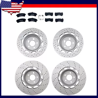 2224232012 2224212612 For 14-20 Benz S63&S65 AMG Front&Rear Brake Pads & Rotors Foto 1 de 4