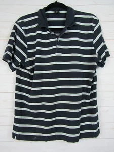 Polo Banana Republic Para Hombres Azul Rayas Manga Corta Talla M - Imagen 1 de 6
