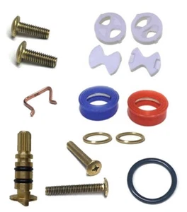1/2" Ersatzscheiben Unterlegscheiben Einbauten für Keramik Hahn Ventil Kartusche Reparatur - Bild 1 von 18