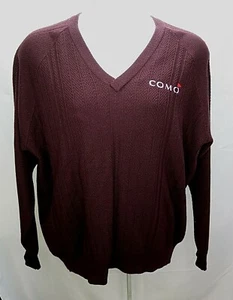 Suéter Para Hombre Como Sport Lana Merino Talla XXL Borgoña Cuello en V Manga Larga Usado en Excelente Condición - Imagen 1 de 8