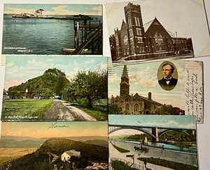 LOTE DE POSTALES VINTAGE DE 15 SELLOS FRANKLIN DE 1 CENTAVO DE 1903-09 - Imagen 1 de 7