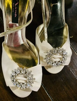 Nina Wedding Shoes Size 9.5 - Image 1 of 4