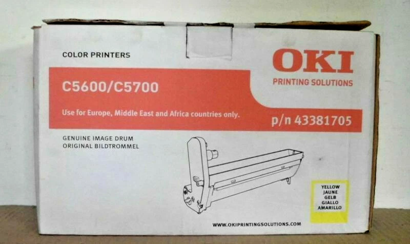 Oki 43381705 Trommel yellow gelb für C5600 C5700   Drum   OVP A - Bild 1 von 1