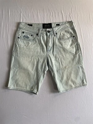 Shorts masculino SuperDry 31x10" lavagem leve denim slim 5 bolsos - Imagem 1 de 4
