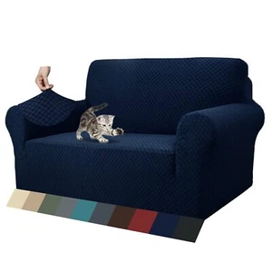 Jacquard Sofabezug 2 Sitzer Couchbezug Stretch Sofahusse für Wohnzimmer Sofa-... - Bild 1 von 7