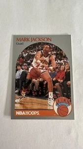 1990-91 NBA Hoops Mark Jackson w/ Menendez Brothers #205 New York Knicks - Picture 1 of 4