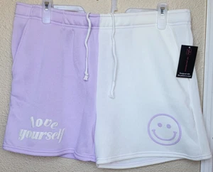 No Boundaries Women's Fleece Bermuda Shorts Juniors Size XXL (19) BRAND NEW - Picture 1 of 8