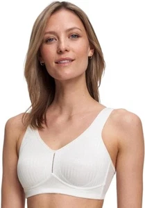 42E SUSA Cremona Bra Women's Unpadded Non-Wired Comfort White Bra - Picture 1 of 8