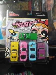 Powerpuff Girls Racing Champions Die Cast Cars 5 Pack (2000) Bubble Pack Version - Picture 1 of 2