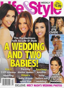 Life And Style Magazine Kim Kardashian Cameron Diaz Justin Bieber Sandra Bullock - Picture 1 of 12