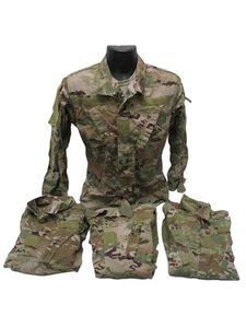 SET BESTEHEND AUS (4) PACK FLAMMHEMMENDEN OCP OBERTEILEN SMALL/REGULAR COMBAT UNIFORM SHIRTS - Bild 1 von 13