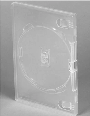 25X Single DVD Case Cases 14mm Spine Clear Transparent used UK Stock - Image 1 of 2