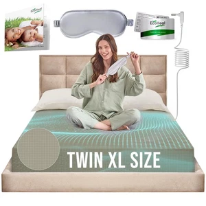 Earth Grounding Sheets Twin XL Size with 12% Silver Fiber & 4% Silk & 84% Org... - Picture 1 of 7