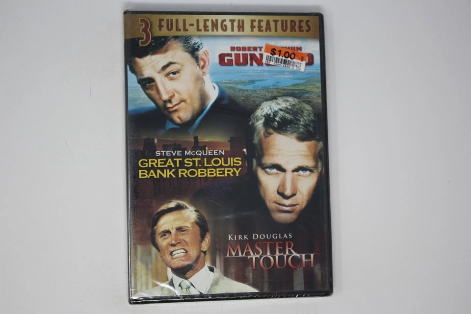3 Full-length Features DVD: Gun Fury, Great St. Louis Bank Robbery - Image 1 of 1