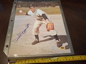 FUNDA FOTO 8X10 PHIL RIZZUTO HOF LEGEND AUTÉNTICA FIRMADA A MANO AUTOGRAFIADA - Imagen 1 de 4