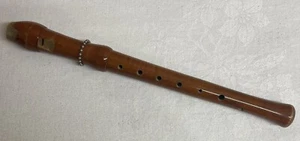Vintage Johannes Adler ~ Magnamusic Handmade in Germany Blockflöte in A:440 & Buch - Bild 1 von 4