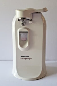 Black & Decker Grand Openings Can Bottle Opener Knife Sharpener White EC1200 - Picture 1 of 8