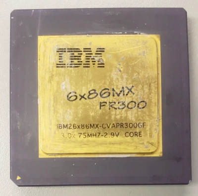 Vintage IBM CPU 6x86MX FR300 - Image 1 of 2