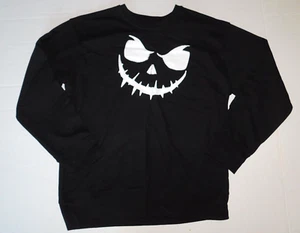 Boys Sweatshirt Black Size XXL 18 Halloween Scary Face - Picture 1 of 3