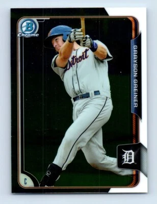 2015 Bowman Chrome Prospects Grayson Greiner Detroit Tigers #BCP245 - Image 1 of 2