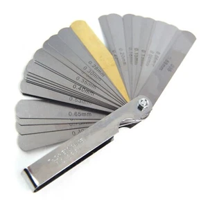 Guitar Luthier Setup Tool Feeler Gauges, Steel, 32 Blades .035" to .0015" - Bild 1 von 6