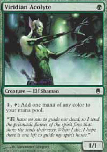 VIRIDIAN ACOLYTE X4 4 4X Darksteel MTG Magic the Gathering Cards DJMagic - Image 1 of 1