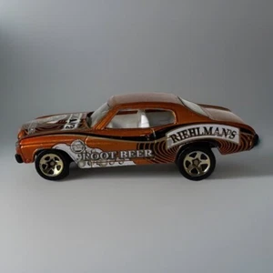 Hot Wheels Carbonated Cruisers 1970 Chevelle SS Riehlman's Root Beer #085 Loose - Picture 1 of 8