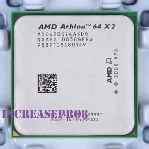 CPU AMD Athlon 64 X2 4200+ 5000+ 5200+ 5400+ 5600+ 6000+ Socket AM2 Processor - Photo 1/1