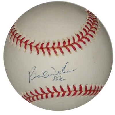 BERNIE WILLIAMS SIGNED ORIGINAL 1998 WORLD SERIES LOGO BASEBALL NY YANKEES + JSA - Image 1 of 4