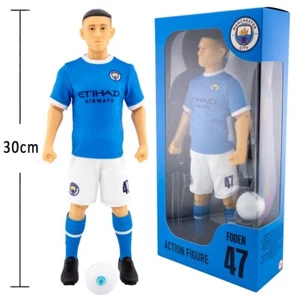 Figura de acción Sockers Manchester City FC Phil Foden 30 cm en caja producto oficial - Imagen 1 de 12