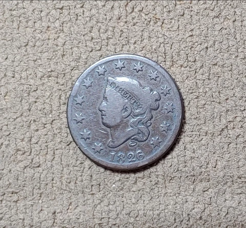 1826/5 N-8  Large Cent - Free Shipping Cover