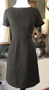TAHARI ~Arthur S. Levine Olive Green Fitted Pencil Dress 6P NWTs $128.00 - Picture 1 of 8