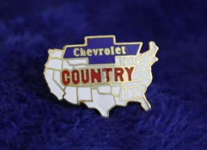 Chevrolet Country Hat Lapel Pin Bowtie Accessory Gm Truck Corvette Impala Camaro - Picture 1 of 5
