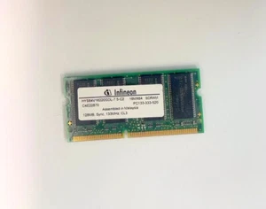 Vintage Infineon HYS64V16220GDL-7.5-C2 128MB SDRAM PC133 CL3 144PIN SODIMM - Picture 1 of 2