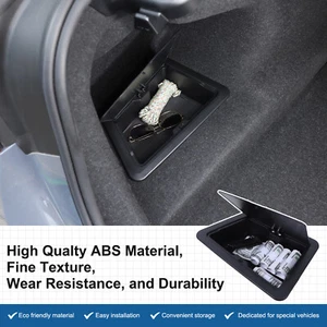 Bandeja de caja de almacenamiento lateral izquierdo maletero trasero ABS negro para BMW Serie 5 G60 i5 2024+ - Imagen 1 de 19