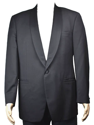 Chaqueta Blazer Versace V2 Clásica - Esmoquin Negra - 40 Foto 1 de 4