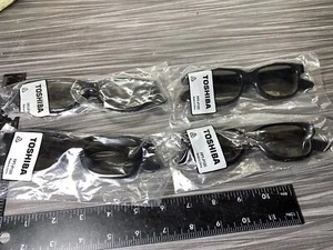 10 Pair Toshiba 3D Movie Glasses Individually Sealed  FPT-P100 - Picture 1 of 4