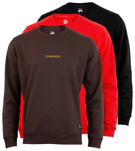 Sweatshirt Rundhals-Sweater - "Embossed", Unisex Pullover, Innen angeraut - Bild 1 von 13