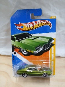 2010 Hot Wheels 2011 New Models '72 Ford Gran Torino Sport Green - Picture 1 of 4