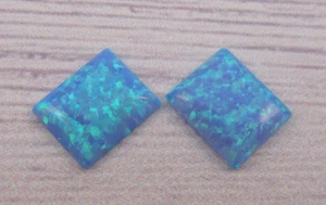 9X7MM Rectangular Laboratorio Ópalo Azul Espalda Plana Piedras Preciosas Cabujones Fabricación de Joyería 10 piezas - Imagen 1 de 4