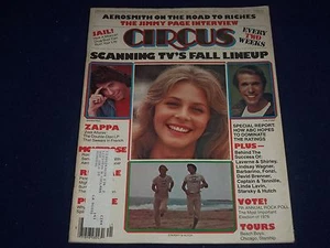 1976 OCT 12 CIRCUS MAGAZINE - LINDSAY WAGNER COVER - GREAT PHOTOS - J 652 - Picture 1 of 2