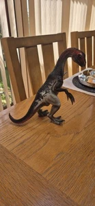 Schleich Therizinosaurus Dinosaur Movable Jaw and Arms D-73527 8” Blue Orange - Picture 1 of 7